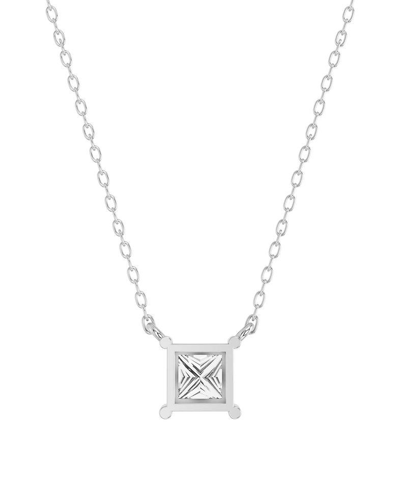 Forever Grown Diamonds Lab-Grown Diamond Pendant Necklace (1 ct. t.w.) in Sterling Silver