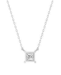 Forever Grown Diamonds Lab-Grown Diamond Pendant Necklace (1 ct. t.w.) in Sterling Silver