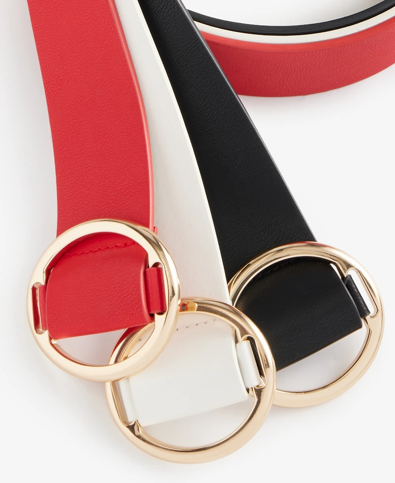 I.n.c. International Concepts Round Friction Pull Through Pant Belt, Macy's Exclusive