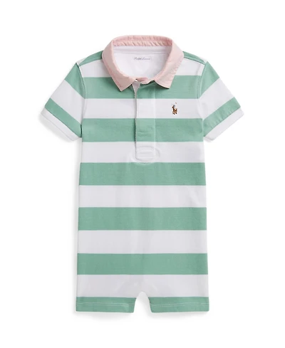 Polo Ralph Lauren Baby Boys' Striped Rugby Collar Shortall