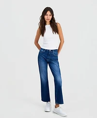 Guess Women's '80s High Rise Straight-Leg Jeans
