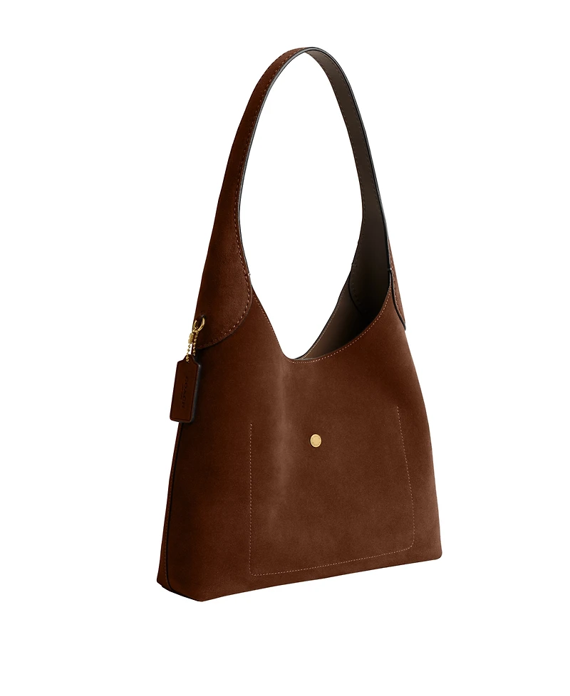 Coach Brooklyn Medium Suede Shoulder Bag 28