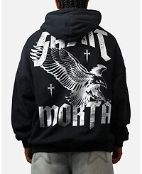 Saint Morta Men's Gothic Distressed Zip Hoodie