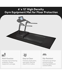 BalanceFrom High-Density Pvc Home Gym Equipment Mat