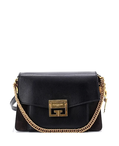 Pre-Owned Givenchy Small GV3 Flap Bag Leather