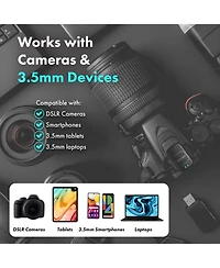 Movo NanoMic Wireless Lavalier Microphone with Wmx-HM2 Handle