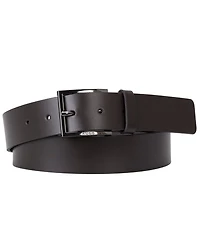 Hugo Boss Men's Embossed Logo Leather Belt