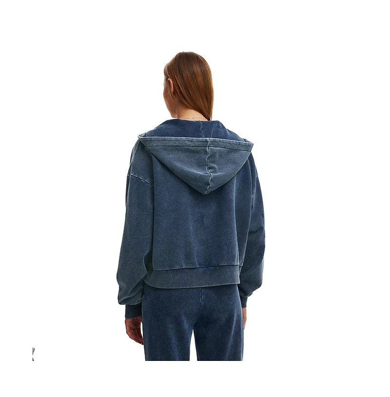 Cotton On Women's Oversized Zip Through Hoodie