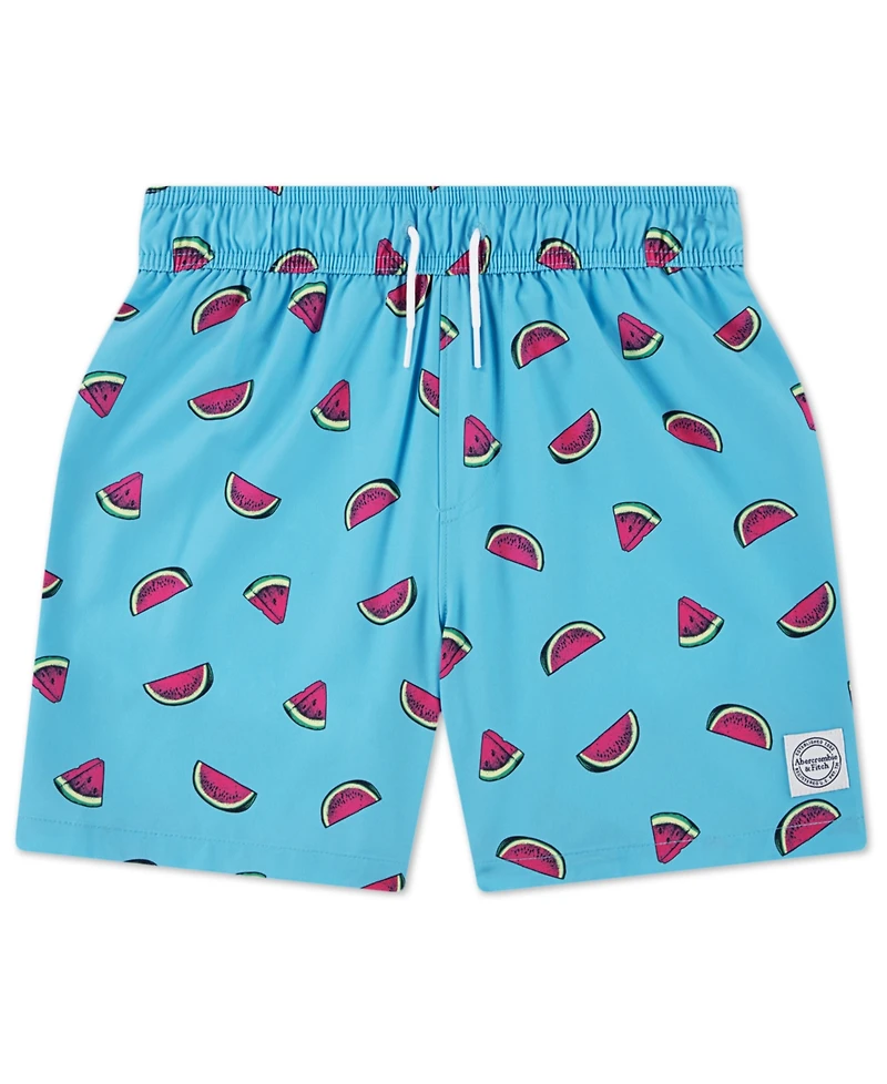 abercrombie kids Boys' 5-8 Printed Swim Trunks