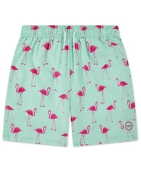 abercrombie kids Boys' 5-8 Printed Swim Trunks