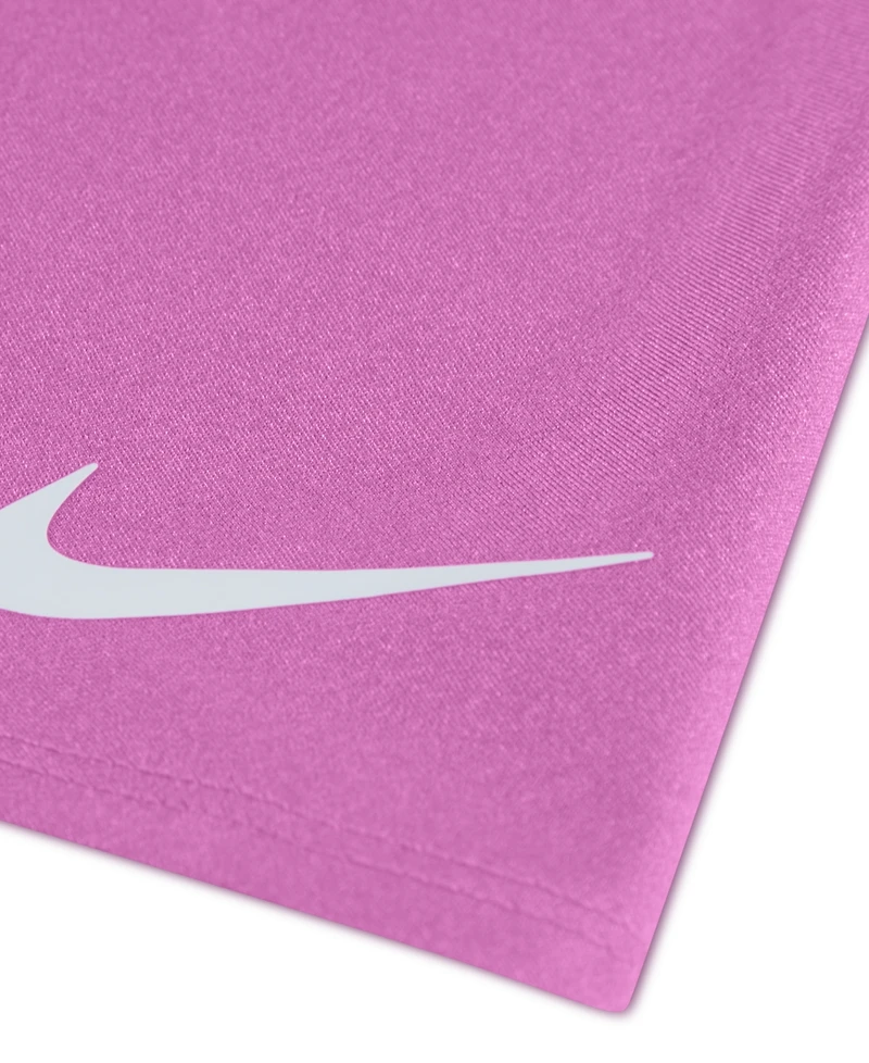 Nike Girls' 4-6X Boxy Crewneck T-Shirt and Scooter Shorts, 2-Piece Set