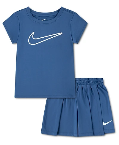Nike Little Girls 2-Piece All Day Play Skort Set