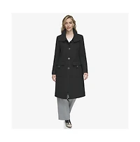 Andrew Marc Women's Almedia Sb Wool Twill Coat With Back Belt