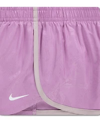 Nike Girls' Toddler 2T-4T Lace It Up Crewneck T-Shirt and Shorts, 2-Piece Set