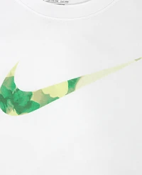 Nike Girls' 4-6X Move with Nature Crewneck T-Shirt and Mesh Shorts, 2-Piece Set