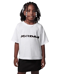 Jordan Girls' 4T-6X Crafted Utility Crewneck T-Shirt and Skort, 2-Piece Set