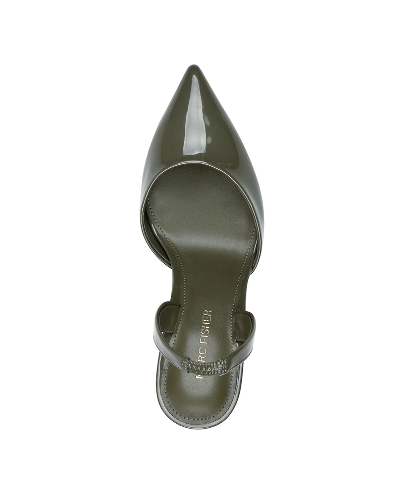 Marc Fisher Women's Hadya Pointy Toe Stiletto Slingback Pumps