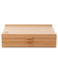 7 Elements Drawer Wooden Artist Storage Supply Box for Pastels, Pencils, Pens, Markers