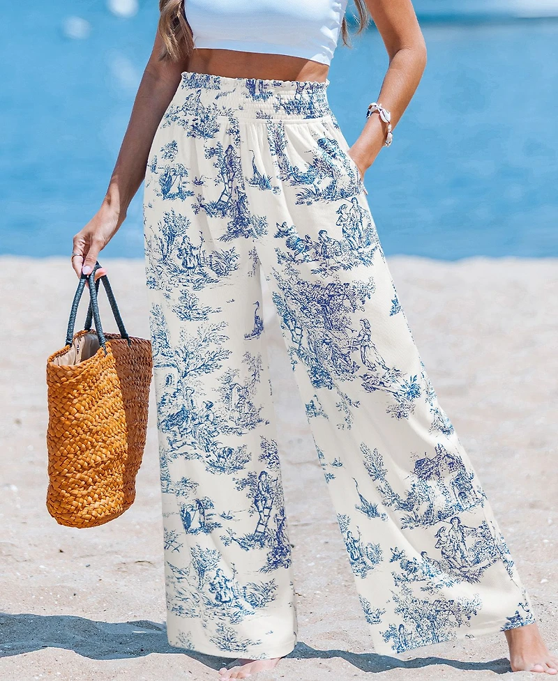 Cupshe Women's Into the Woods Floral Pants