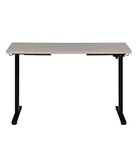 Osp Home Furnishings 59" Wood Primo Sit to Stand Electric Height Adjustable Desk