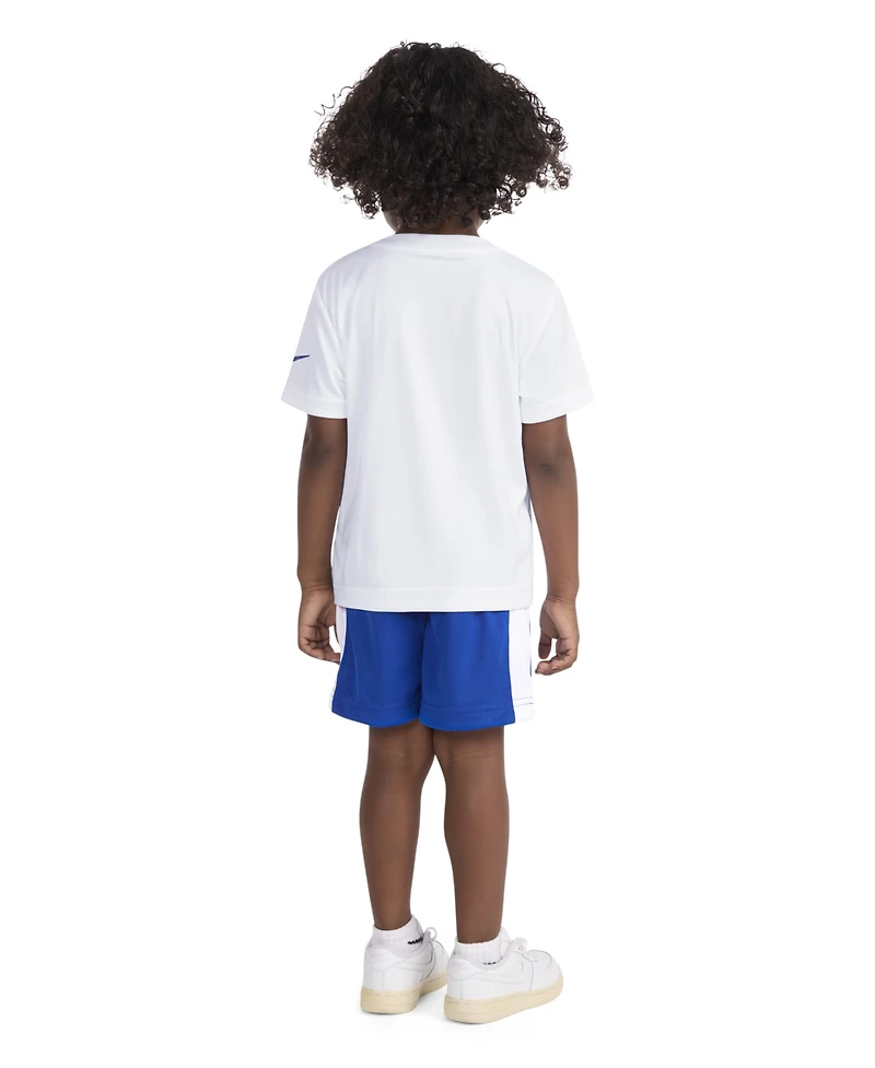 Nike Toddler Boys Dri-fit Swoosh T-Shirt & Shorts Set
