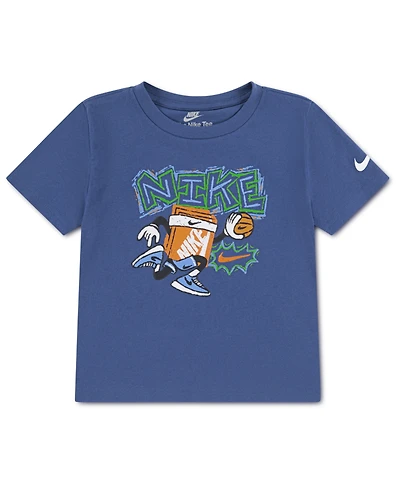 Nike Boys' Toddler 2T-4T Boxy Basketball Crewneck T-Shirt