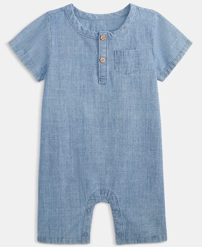 First Impressions Baby Boys' Chambray Sunsuit, Macy's Exclusive