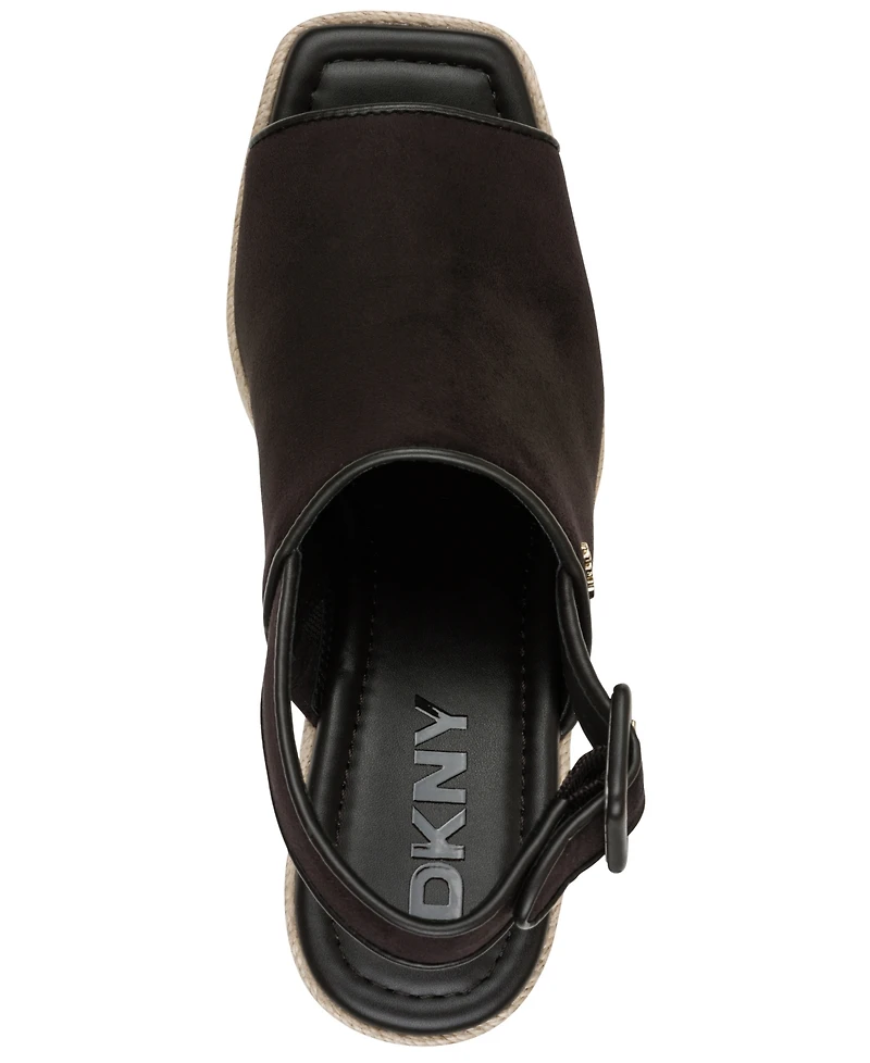 Dkny Women's Coralyn Slingback Wedge Sandals