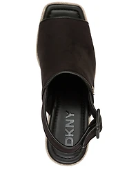 Dkny Women's Coralyn Slingback Wedge Sandals