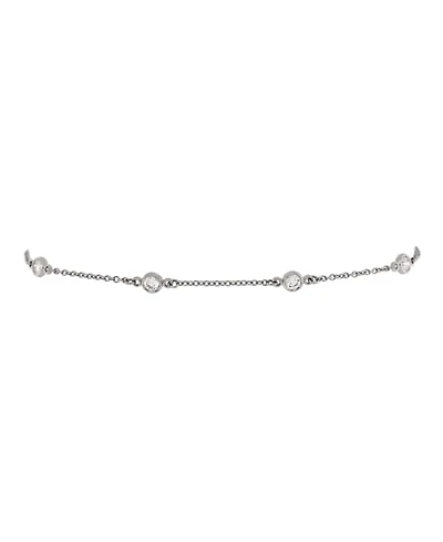Pre-Owned Tiffany & Co Elsa Peretti Diamonds by the Yard 6 Stone Bracelet
