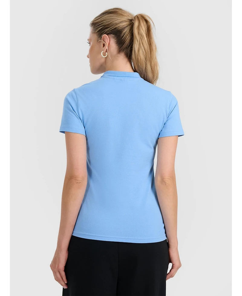 4F Women's slim polo shirt