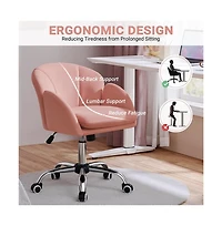 Yaheetech Cute Desk Chair Makeup Vanity for Home Office