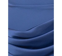 Betsy & Adam Women's One Shoulder Dress