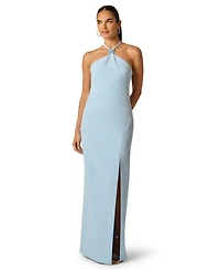 Adrianna Women's Stretch Halter Neck Ball Gown