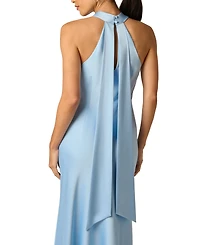 Adrianna Women's Halter Neck Sleeveless Ball Gown