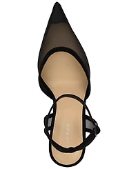Calvin Klein Women's Ozala Mesh Ankle Strap Stiletto Pumps