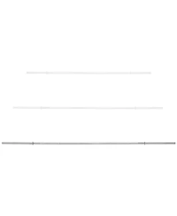 Philosophy Gym 1" Standard Weightlifting Barbell, 7 Ft Straight Bar with Smooth Sleeves