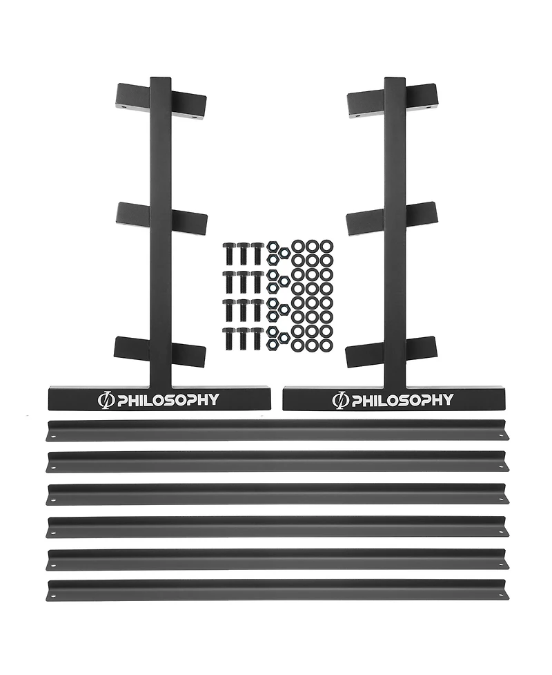 Philosophy Gym 3-Tier Dumbbell Weight Rack, Heavy-Duty