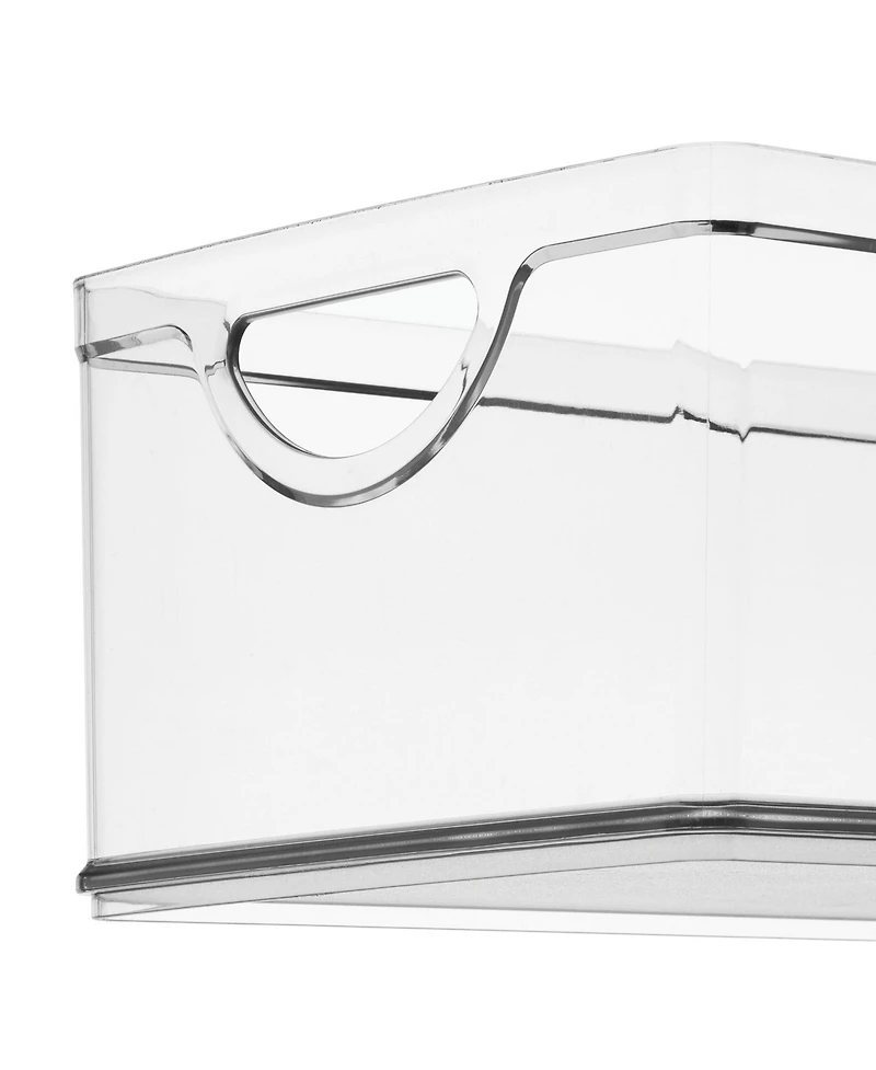 iDesign Plastic Kitchen Cabinet Storage Bins - Set of