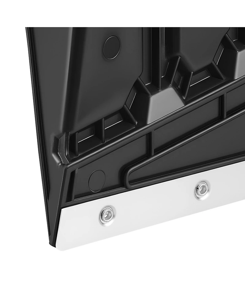 Mecale Snow Shovel, 18" Wide Plastic Blade, Assist D-Handle, Non-Slip Grip, Lightweight Driveway Snow Shovel