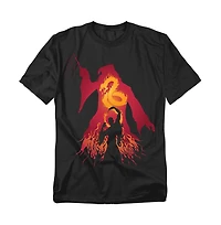 Harry Potter Men's Fiery Dumbledore Vs. Voldemort T Shirt