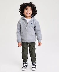 Epic Threads Boys' Toddler 12M-5T Fleece Icon Zip-Up Hoodie, Macy's Exclusive