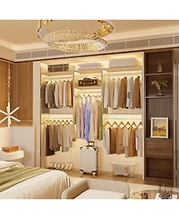 Aheaplus 23.6'' - 94.4'' Hanging Closet System Starter Kit