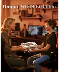 Robotime 3D Puzzle, Electric Marble Run Model Kits, Parallel World Hip-hop Street, Desk Decoration, Building Sets for Adults Boys Girls Birthday Gifts