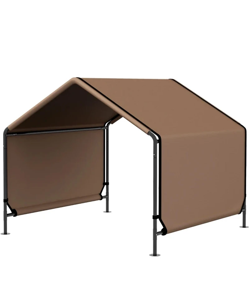 Aostirmotor Dog Tent with Water Resistant for Outdoor Shade Protection in Brown
