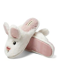 Dearfoams Women's Shay Novelty Easter Bunny Rabbit Scuff Slipper