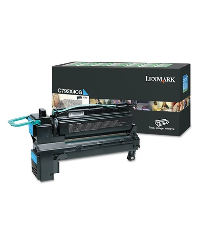 Lexmark C792X4CG Return Program 17000 Page-Yield Toner - Cyan
