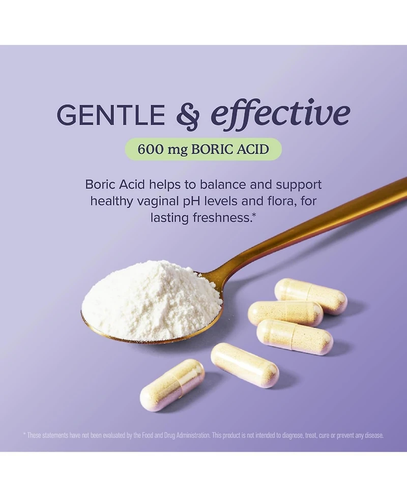 SMNutrition Boric Acid Capsules, 30ct