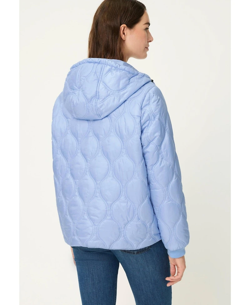 Olsen Women's Quilted Jacket with Hood