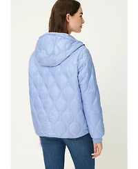 Olsen Women's Quilted Jacket with Hood